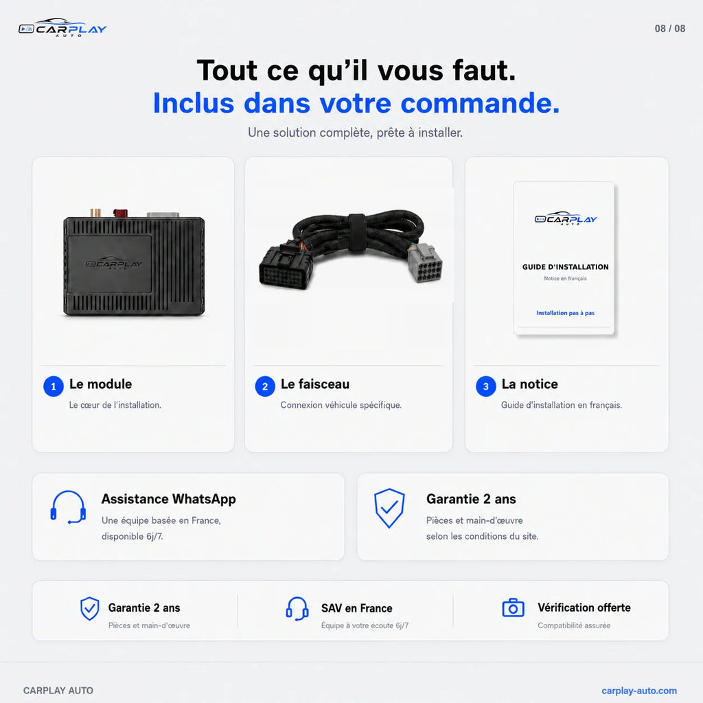 Boîtier CarPlay compatible avec Mercedes CLA / ML / GL | NTG 4.0 [2009-2011]