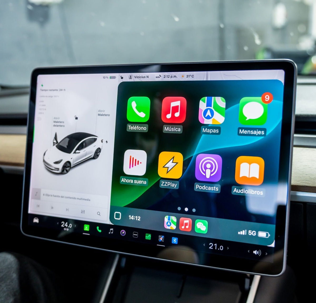 Module Apple Carplay pour TESLA