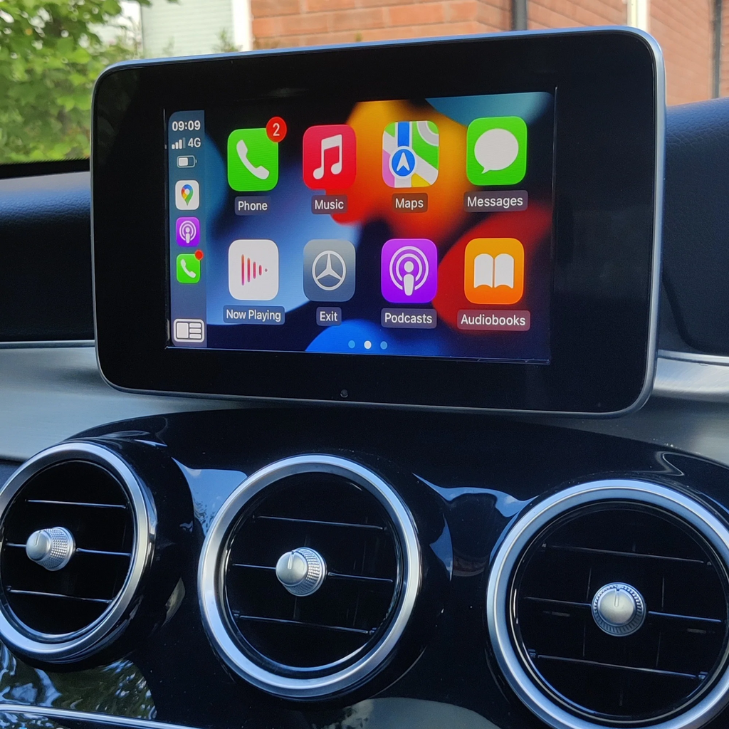 Apple Carplay pour Mercedes système NTG 5+ Classe C W205 et GLC