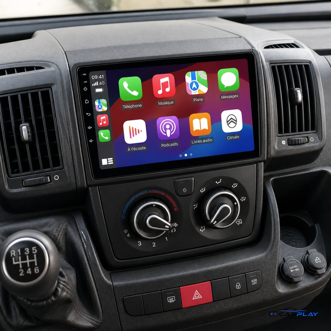 Écran CarPlay compatible avec Citroën JUMPER [2005-2024] TYPE C