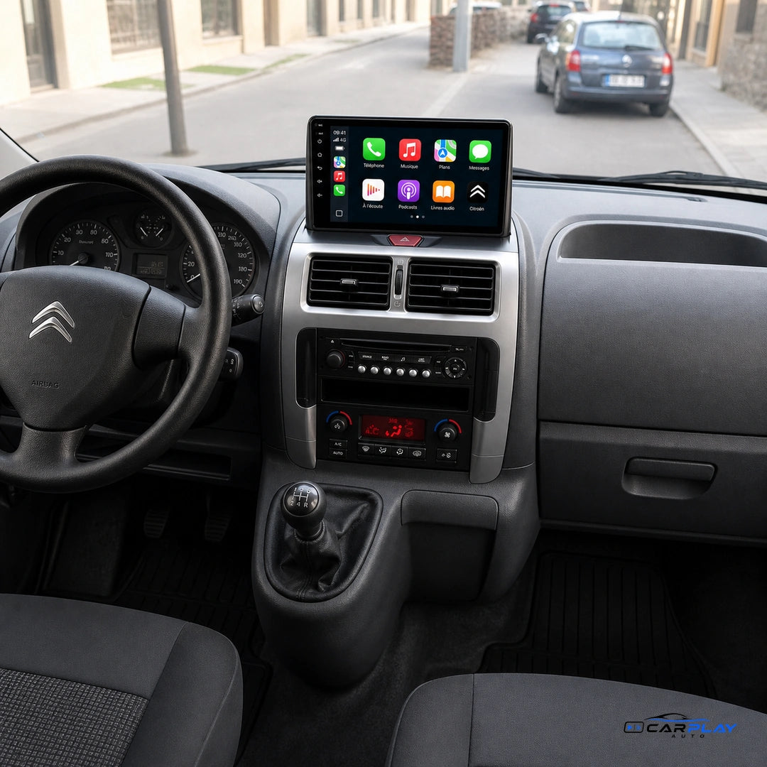 Écran CarPlay compatible avec Citroën Jumpy 2 [2007-2017]