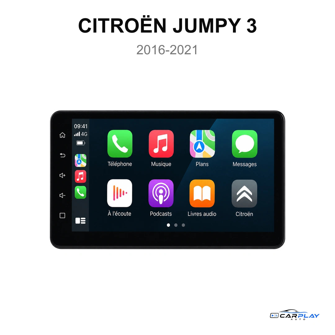 Écran CarPlay compatible avec Citroën Jumpy 3 [2016-2021]