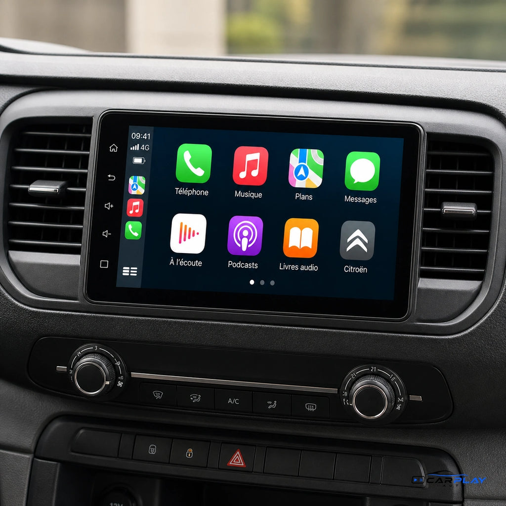 Écran CarPlay compatible avec Citroën Jumpy 3 [2016-2021]