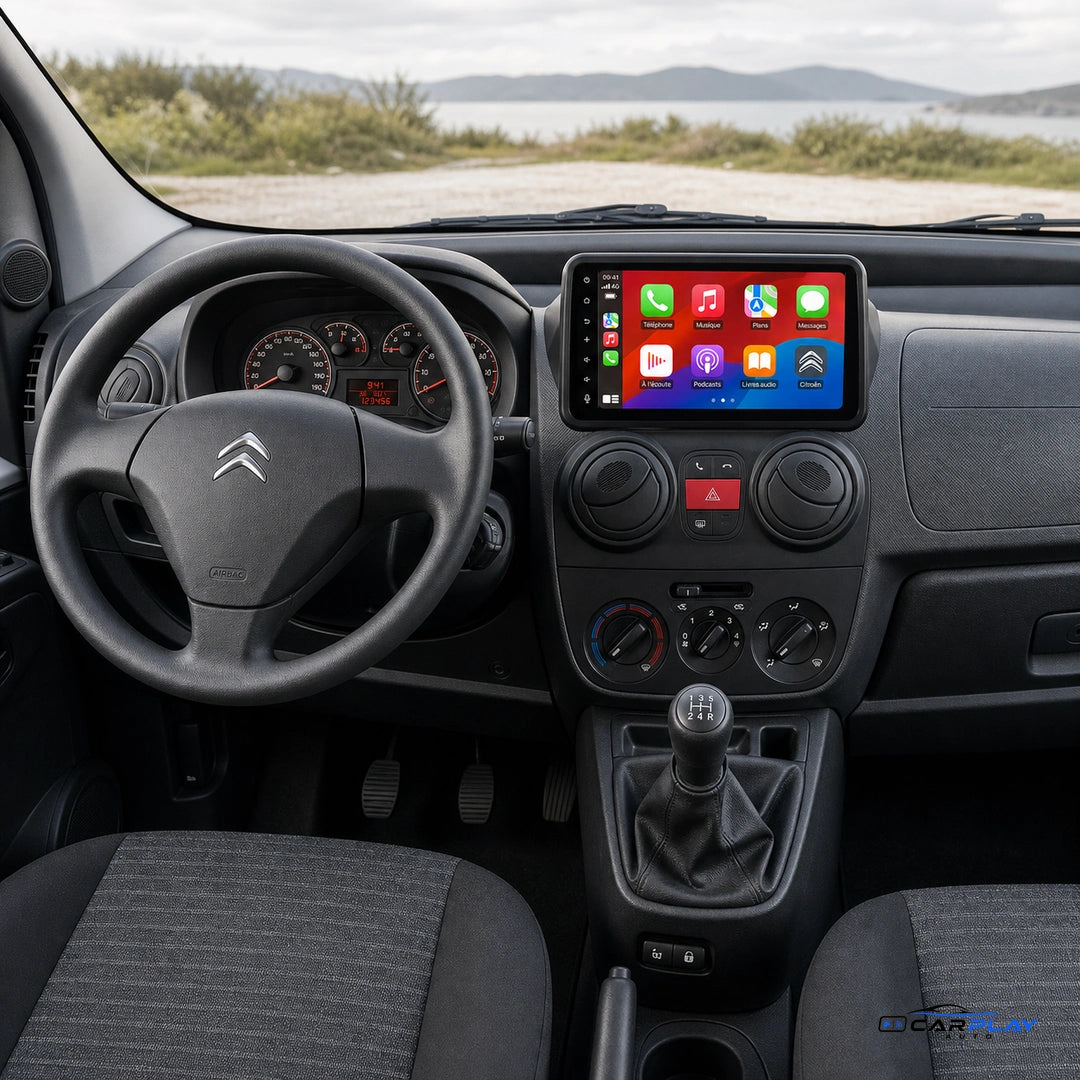 Écran CarPlay compatible avec Citroën NEMO [2008-2017] GRAND ÉCRAN