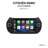 Écran CarPlay compatible avec Citroën NEMO [2008-2017] STYLE D'ORIGINE