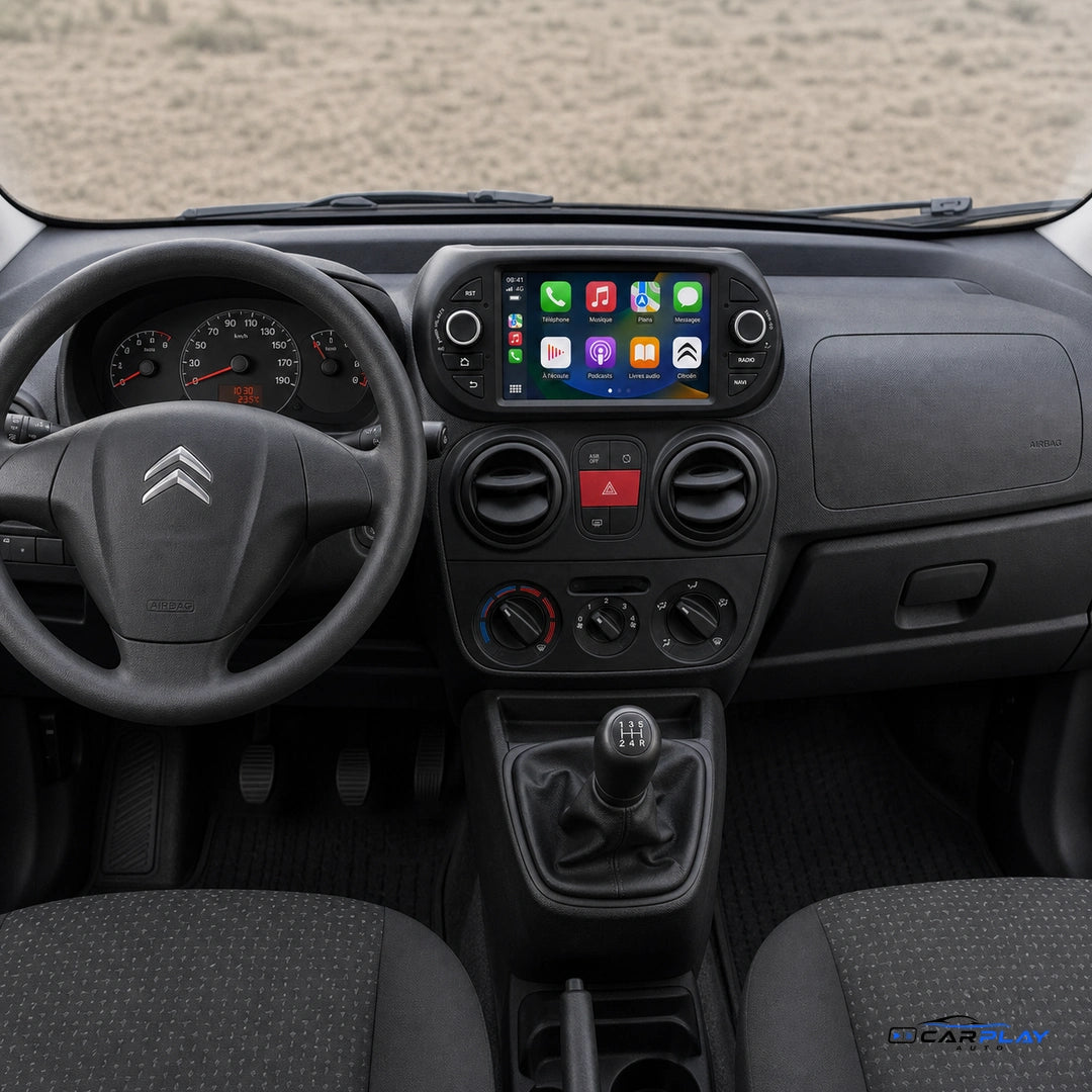 Écran CarPlay compatible avec Citroën NEMO [2008-2017] STYLE D'ORIGINE