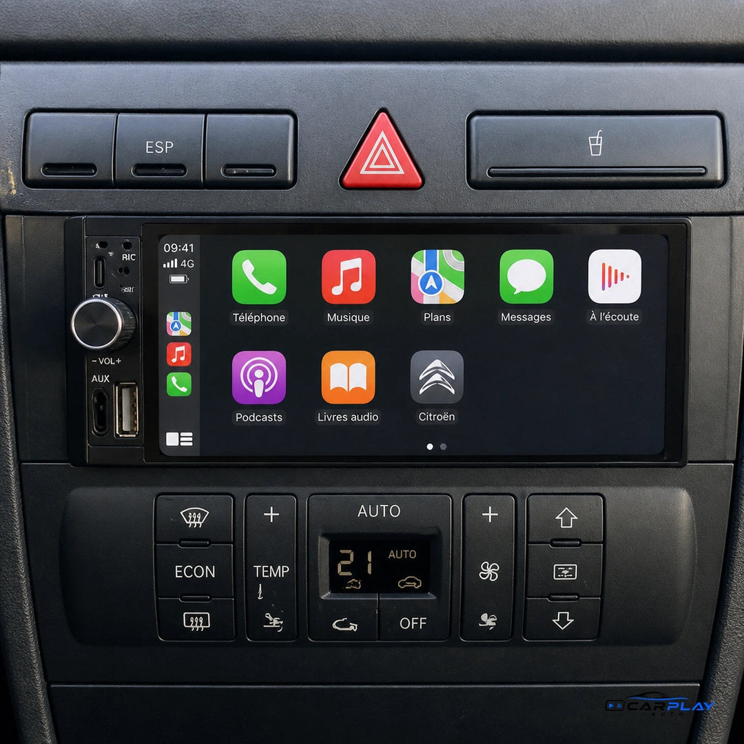 Écran CarPlay compatible avec Citroën Xsara [1997-2006]