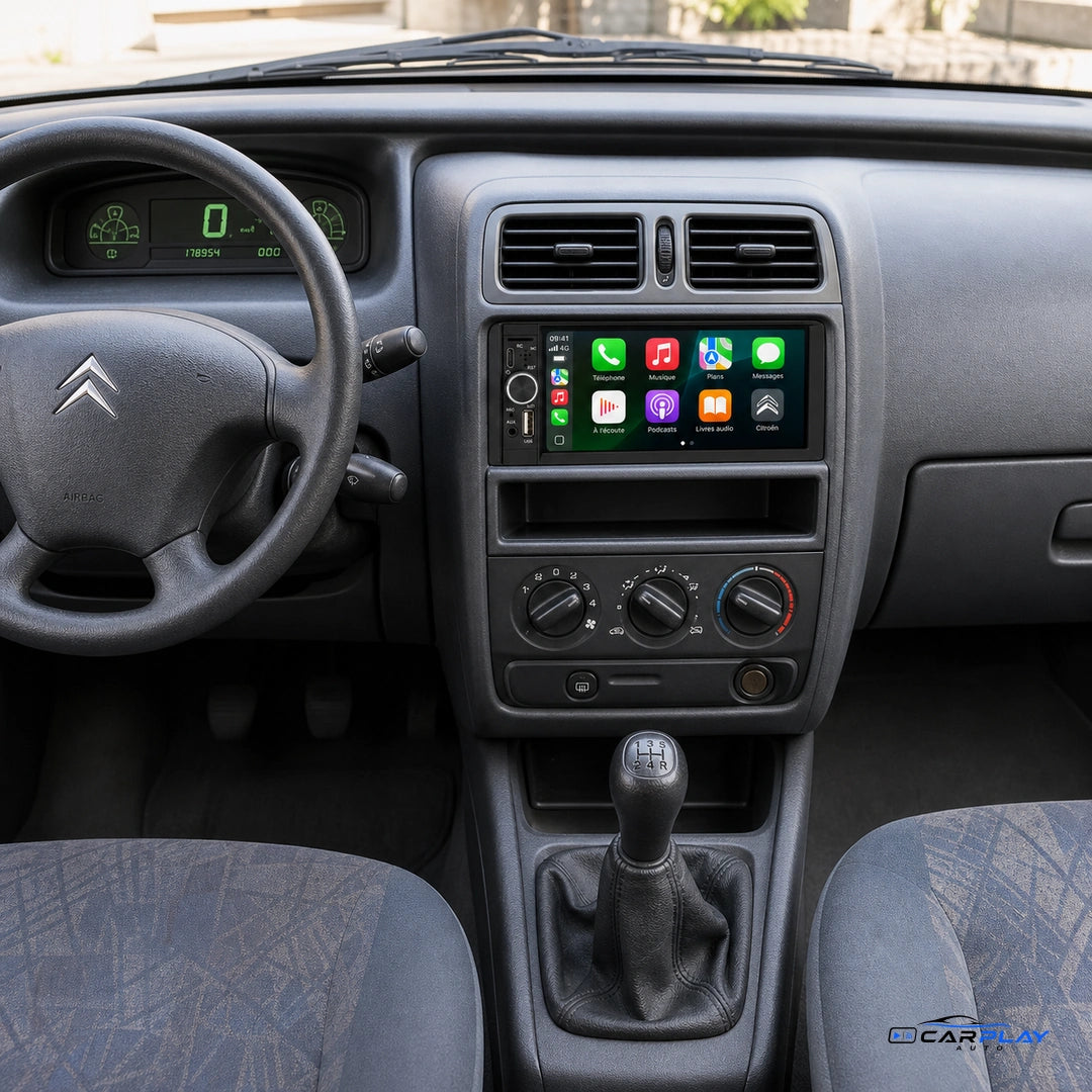 Écran CarPlay compatible avec Citroën Xsara Picasso [1999-2012]