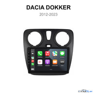 Écran CarPlay compatible avec Dacia DOKKER [2012-2023]