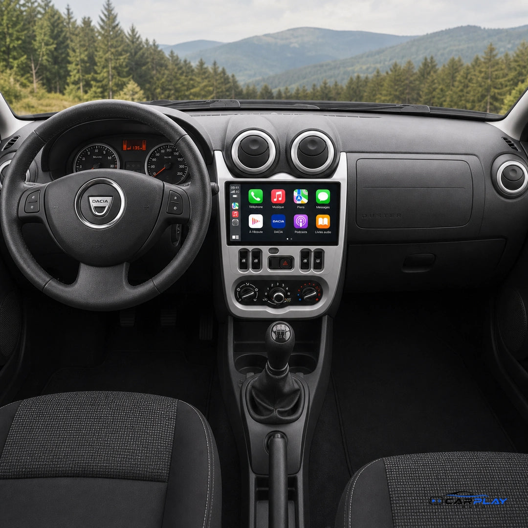 Écran CarPlay compatible avec Dacia Duster [2009-2012] TYPE B