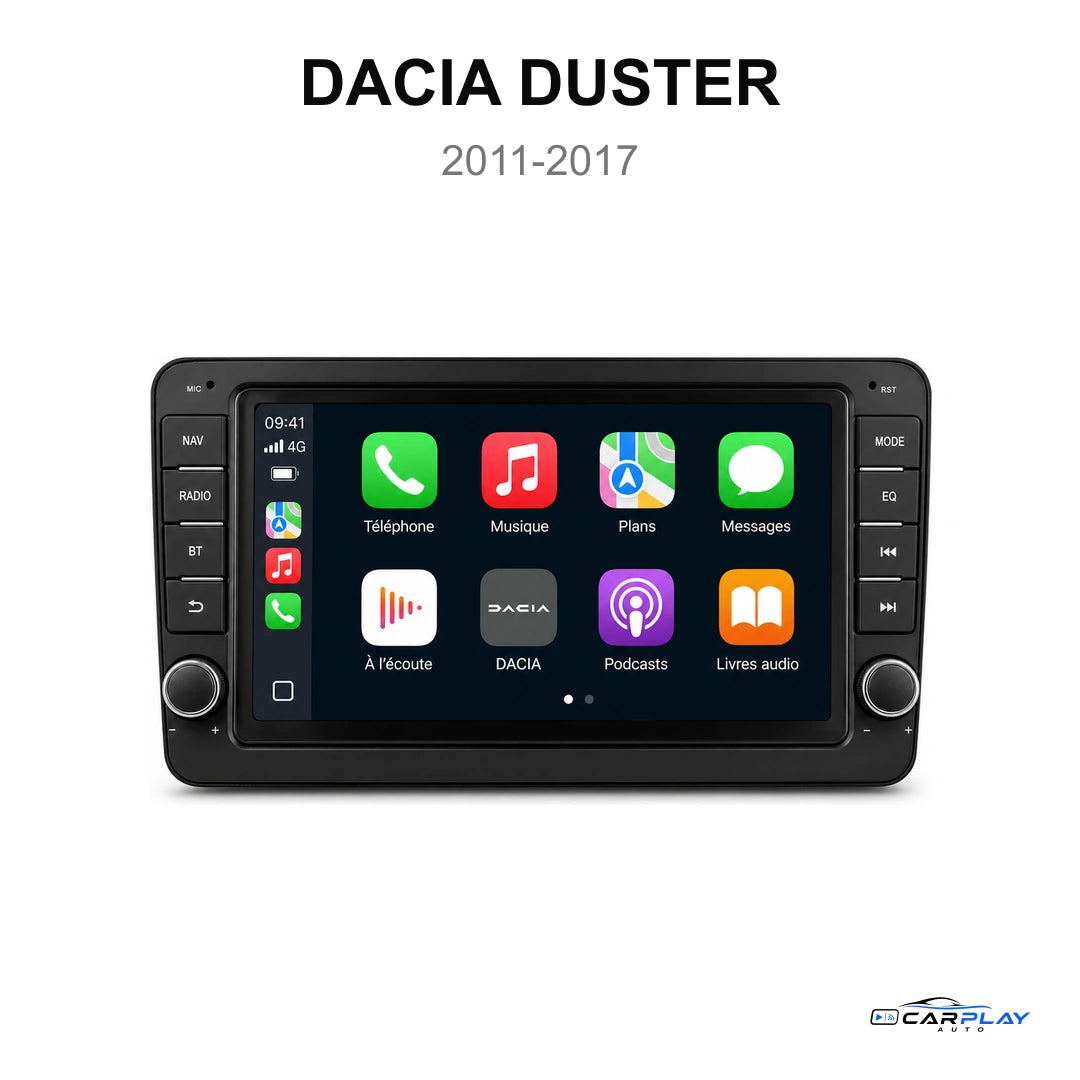 Écran CarPlay compatible avec Dacia Duster [2011-2017]