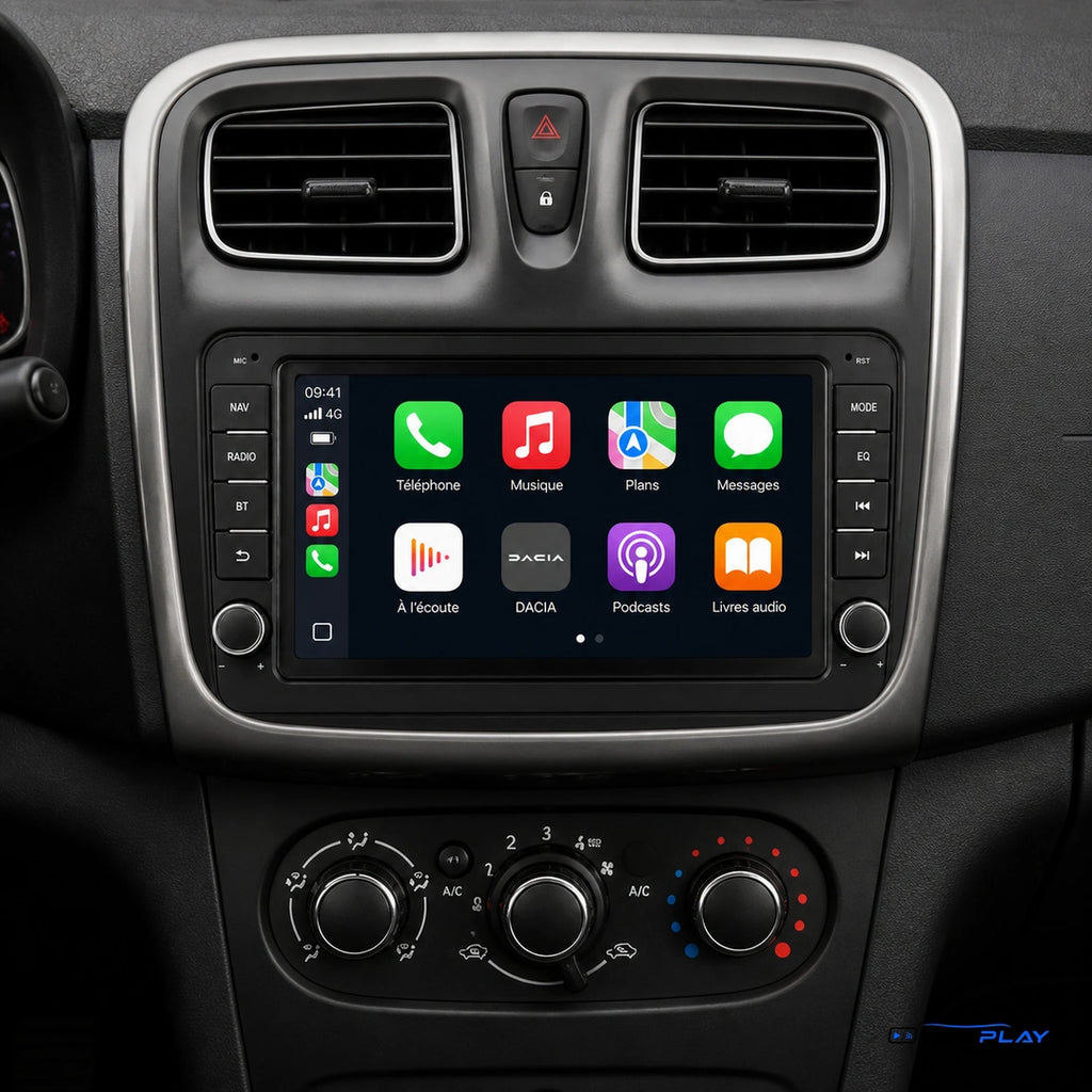 Écran CarPlay compatible avec Dacia Duster [2011-2017]