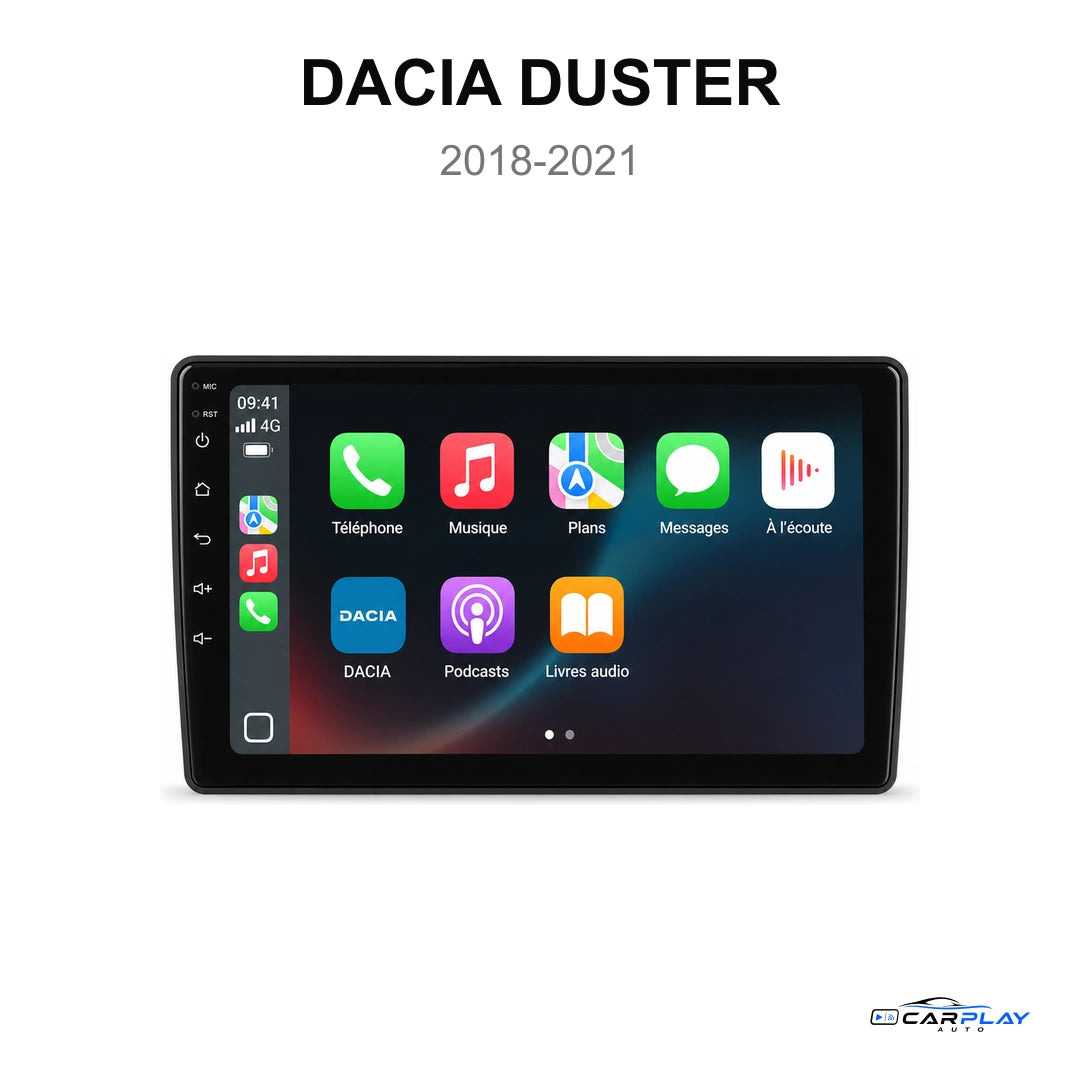 Écran CarPlay compatible avec Dacia Duster [2018-2021]