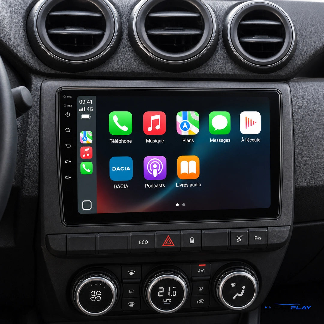 Écran CarPlay compatible avec Dacia Duster [2018-2021]