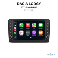 Écran CarPlay compatible avec Dacia Lodgy [2012-2021] Style d'origine