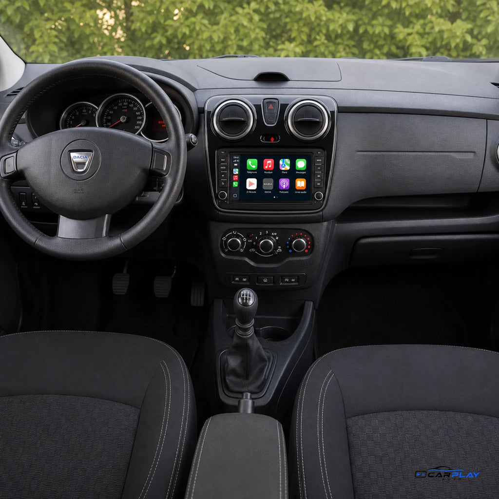 Écran CarPlay compatible avec Dacia Lodgy [2012-2021] Style d'origine