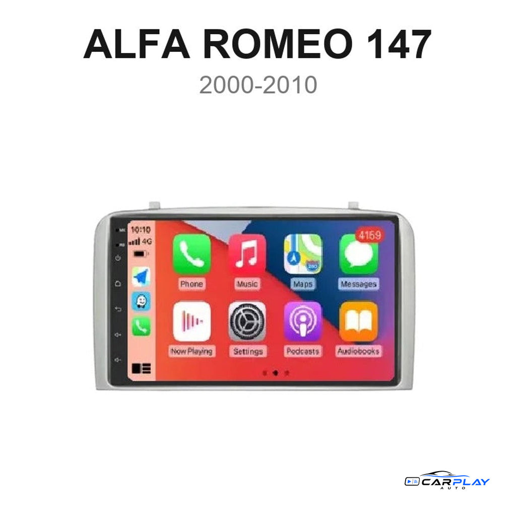 Écran CarPlay compatible avec Alfa Romeo 147 [2000-2010]