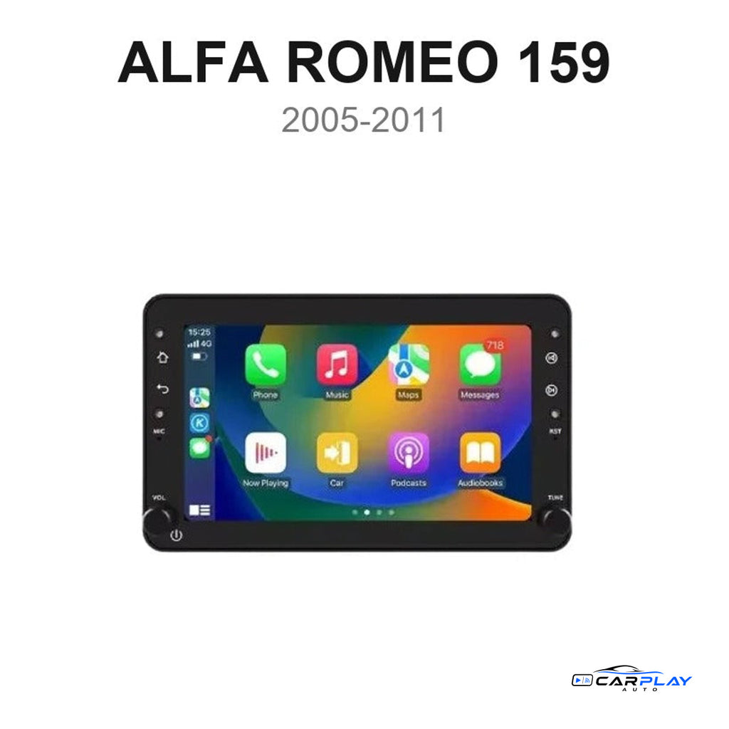Écran CarPlay compatible avec Alfa Romeo 159 [2005-2011]