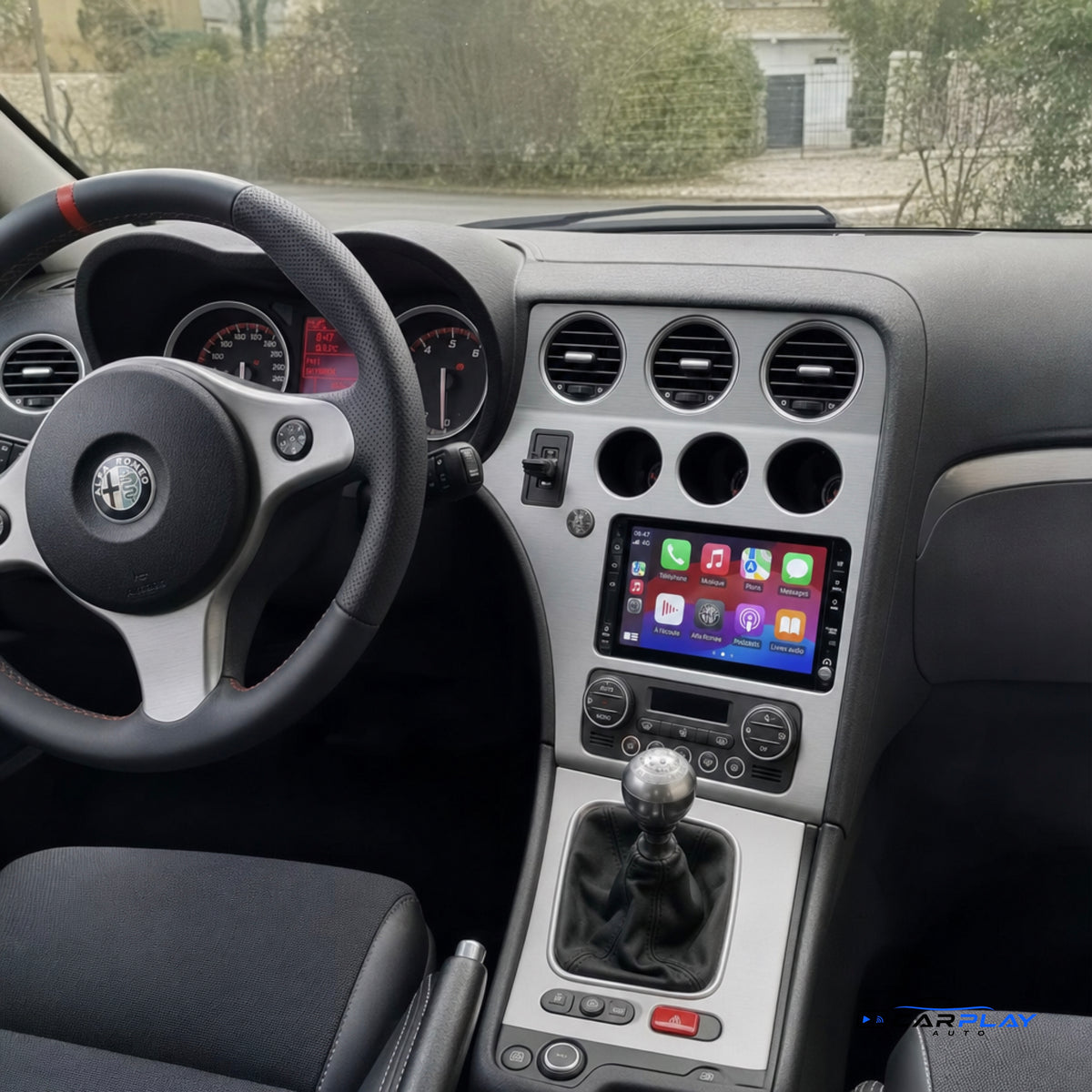 Écran CarPlay compatible avec Alfa Romeo 159 [2005-2011]