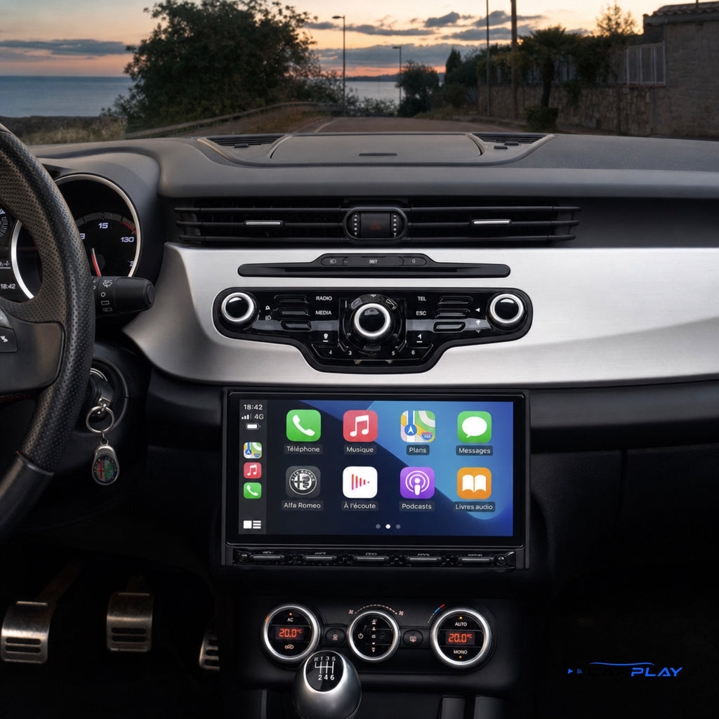 Écran CarPlay compatible avec Alfa Romeo Giulietta [2010-2014] Type A