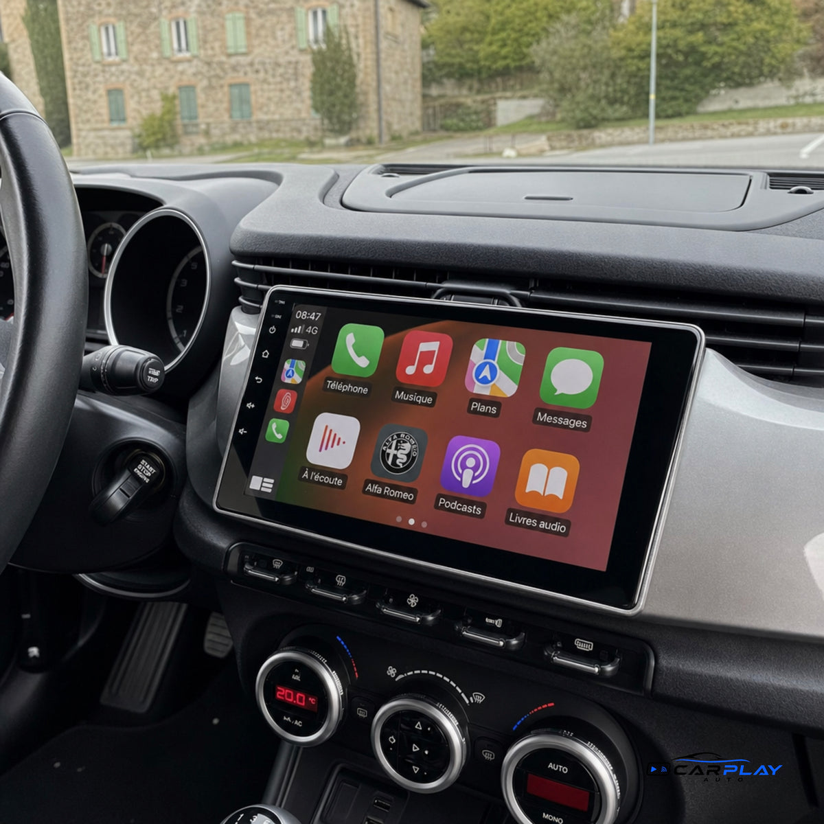 Écran CarPlay compatible avec Alfa Romeo Giulietta [2015-2018] Type B