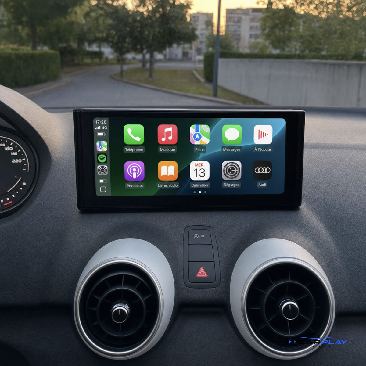 Écran CarPlay compatible avec Audi A1 [2012-2018] RMC