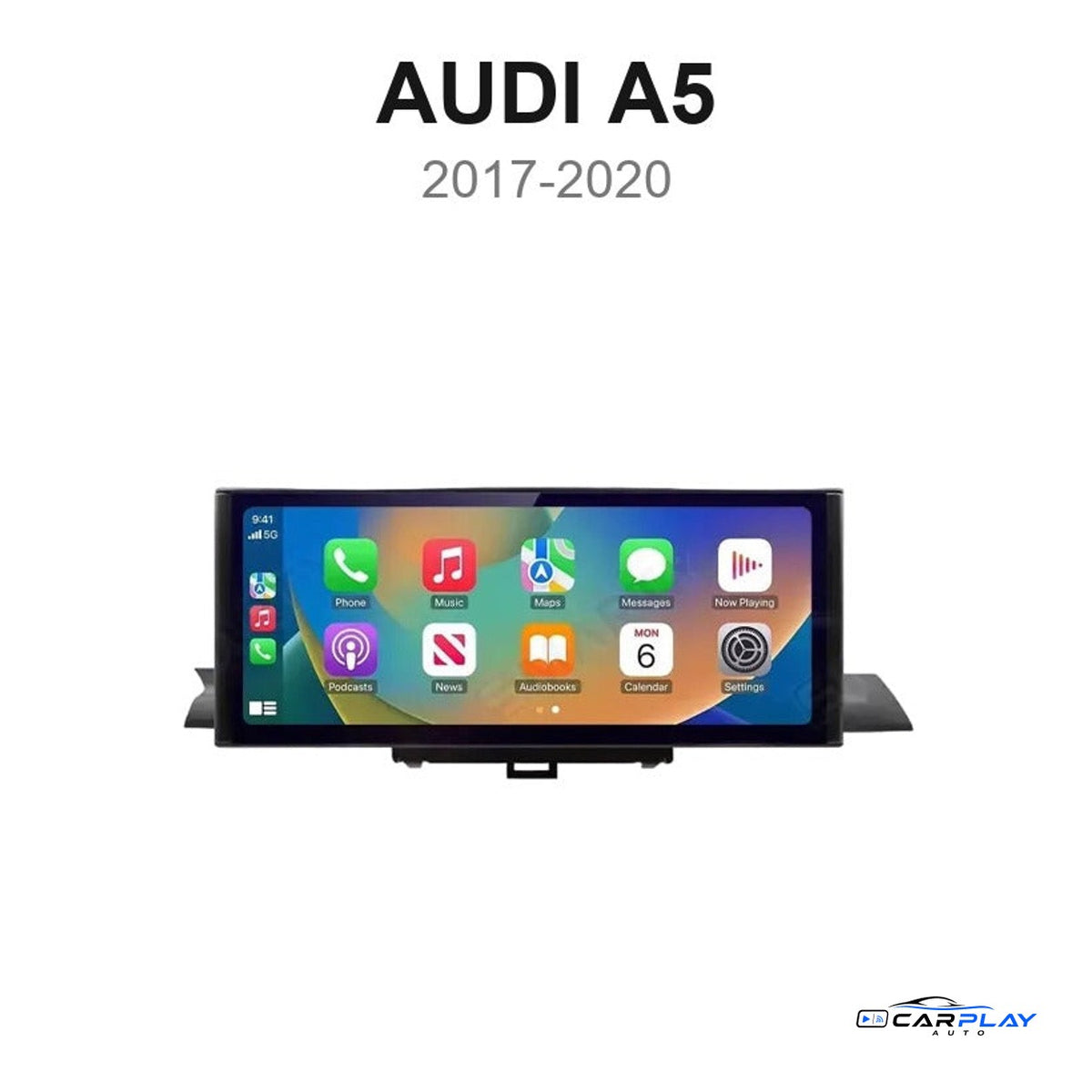 Écran CarPlay compatible avec Audi A5 [2017-2020]