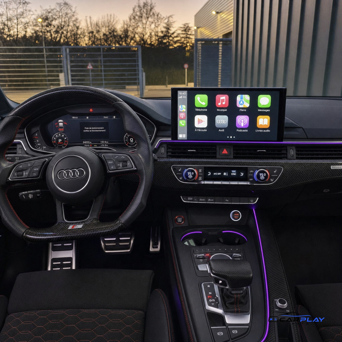Écran CarPlay compatible avec Audi A5 [2017-2020]