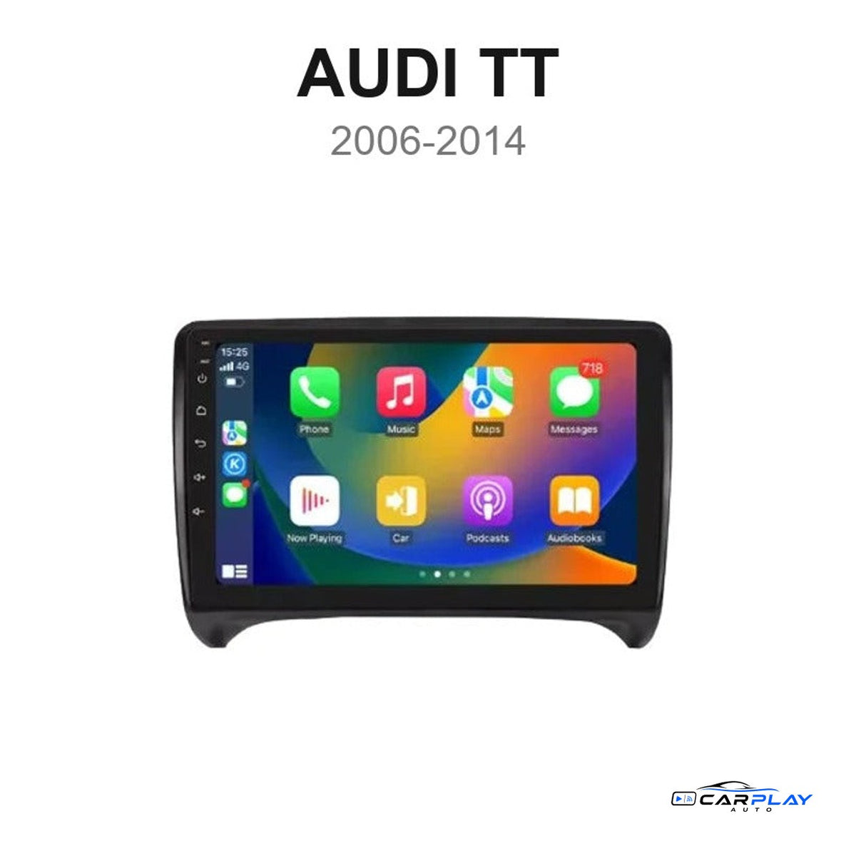 Écran CarPlay compatible avec Audi TT [2006-2014]
