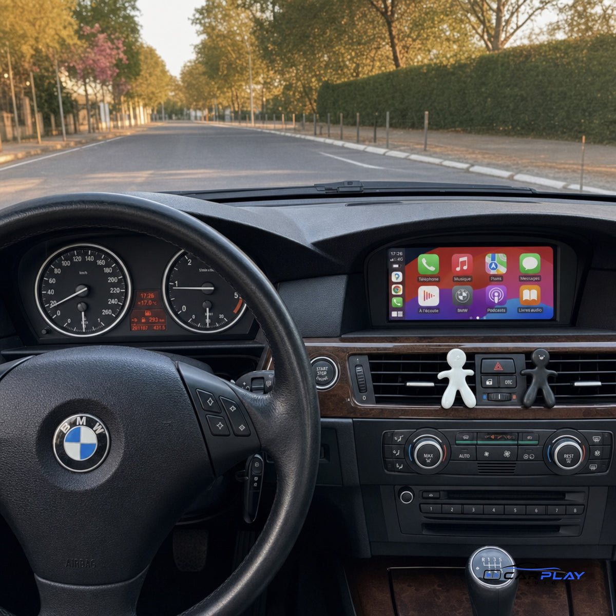 Écran CarPlay compatible avec BMW Série 3 [2005-2012] E90 / E91 / E92 / E93 - Type A (CCC - 10 PIN)