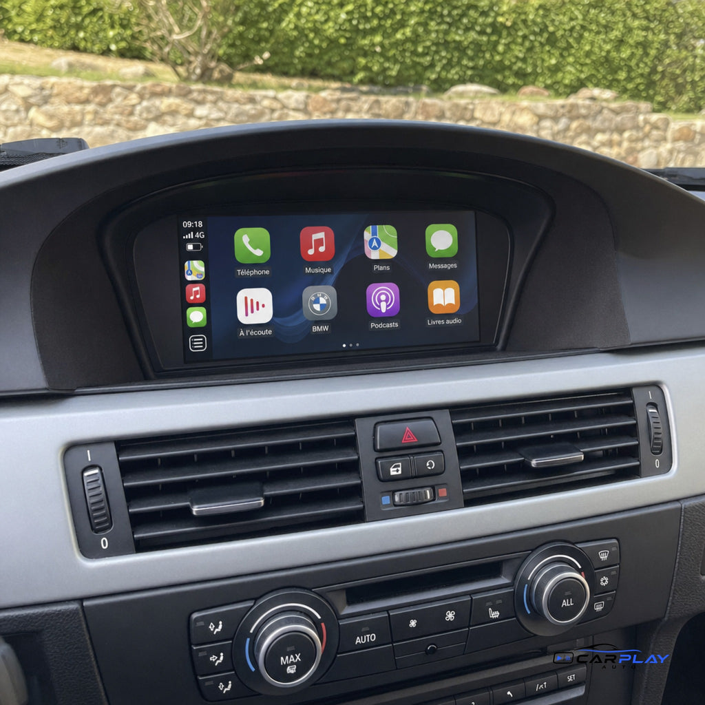 Écran CarPlay compatible avec BMW Série 3 [2005-2012] E90 / E91 / E92 / E93 - Type B (CIC - 4 PIN)