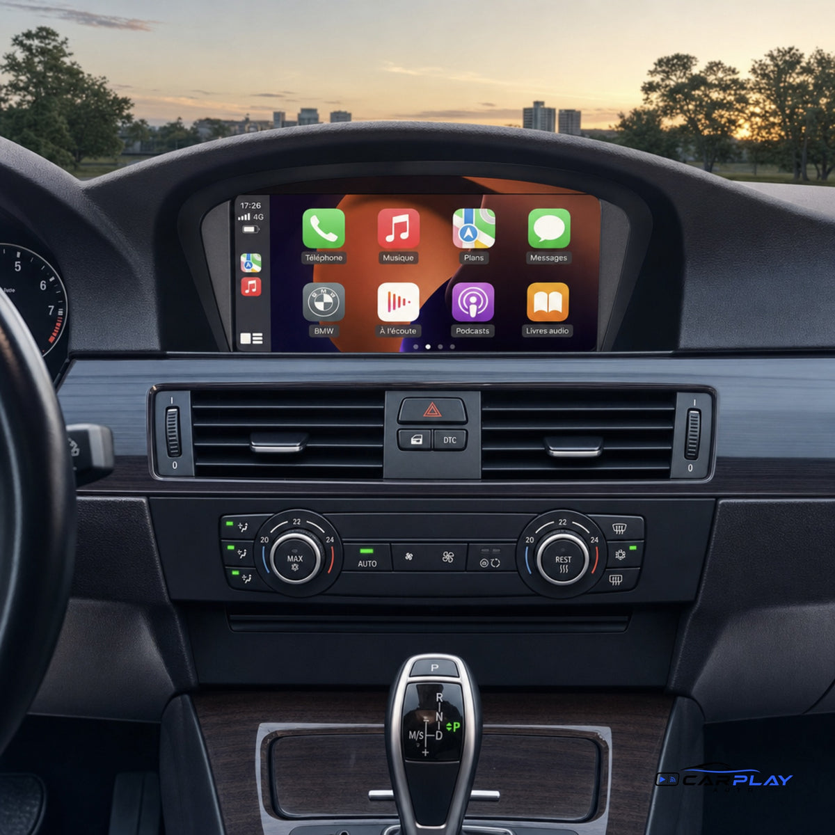 Écran CarPlay compatible avec BMW Série 5 [2003-2010] E60 / E61 / E62 / E63 - Type A (CCC - 10 PIN)