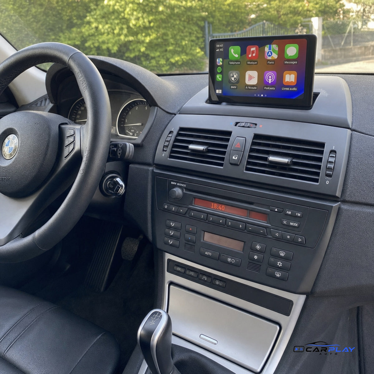 Écran CarPlay compatible avec BMW X3 E83 [2004-2012]