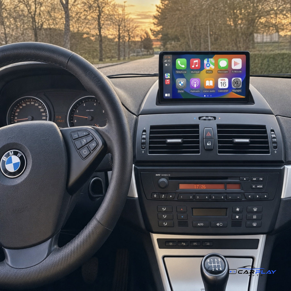 Écran CarPlay compatible avec BMW X3 E83 [2004-2012]