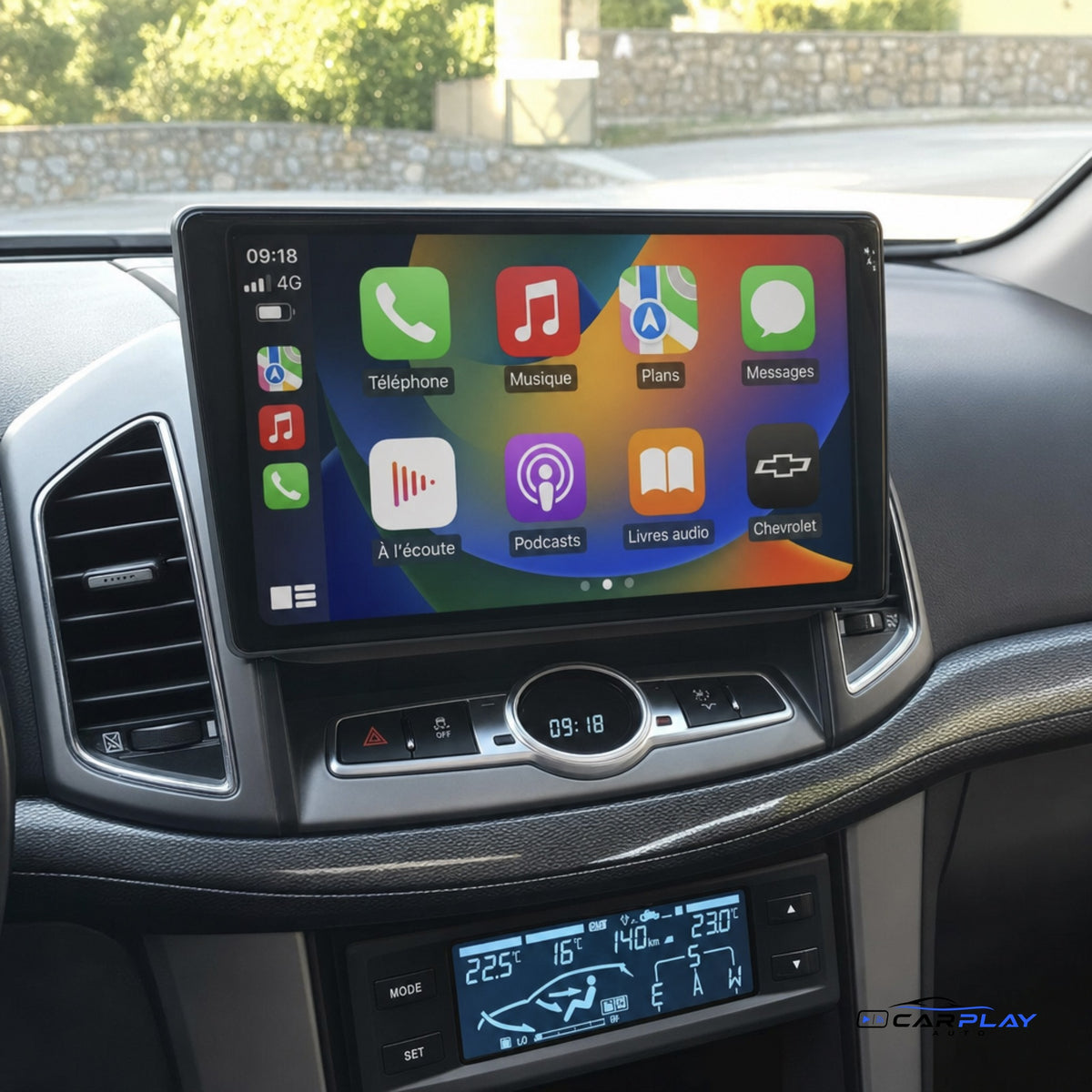 Écran CarPlay compatible avec Chevrolet Captiva [2011-2016]