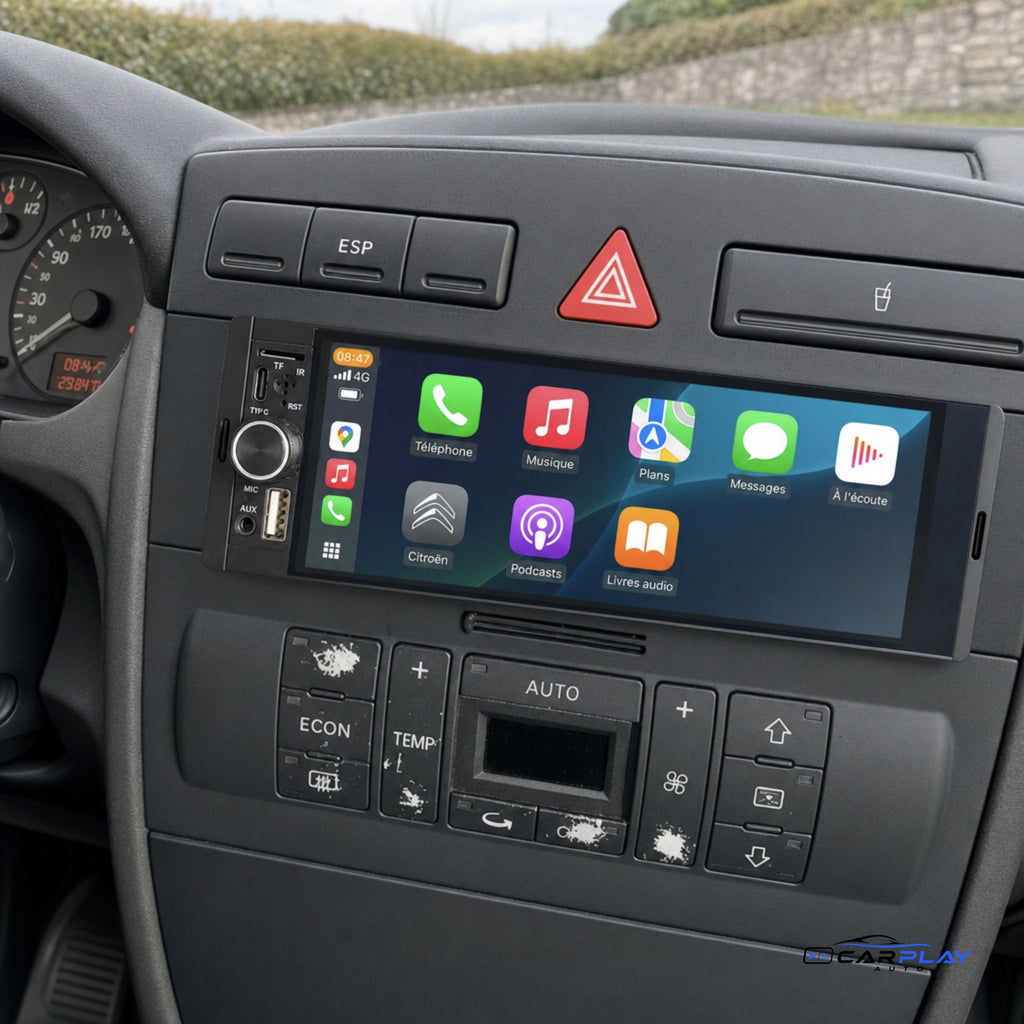 Écran CarPlay compatible avec Citroën Berlingo [1996-2018]