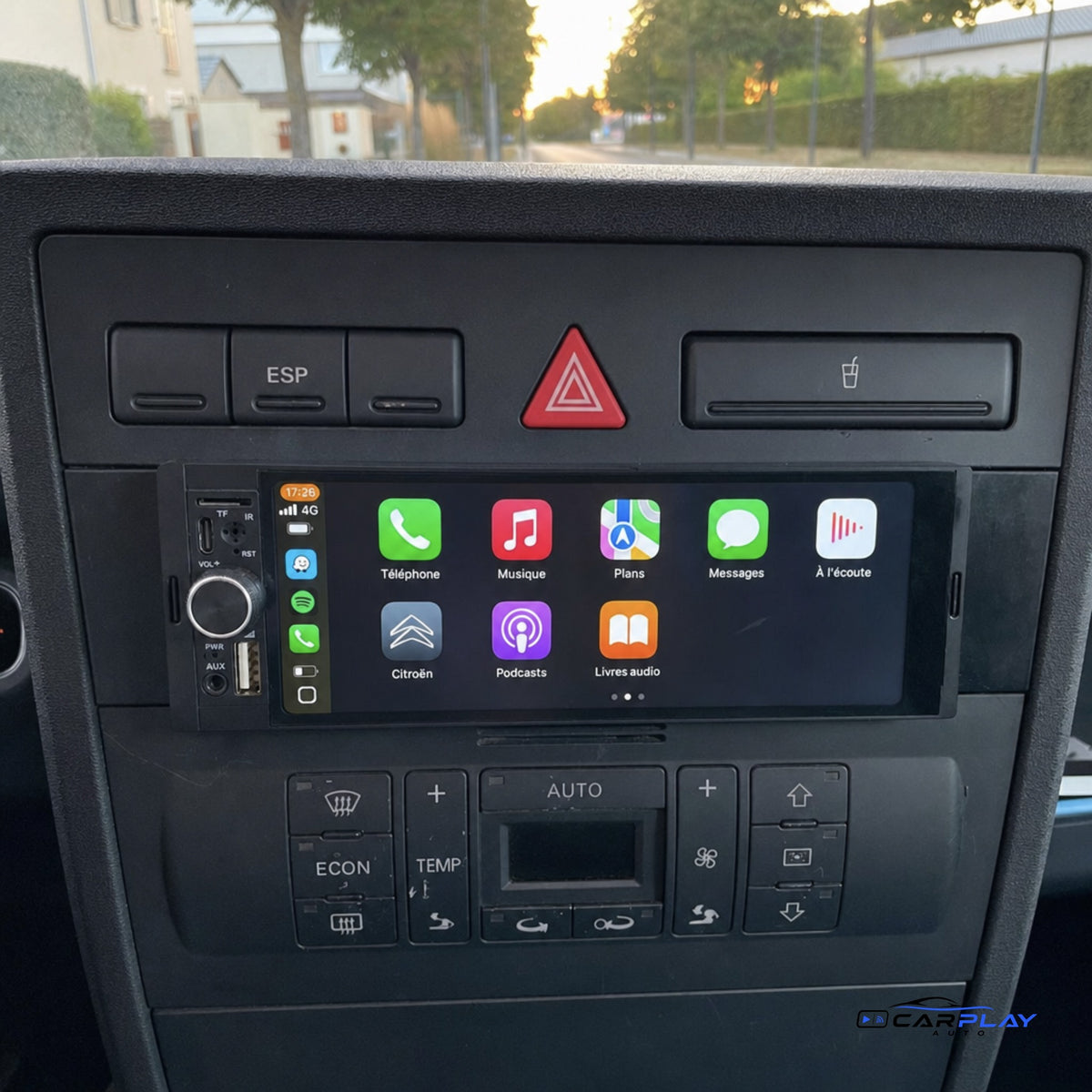 Écran CarPlay compatible avec Citroën Berlingo [1996-2018]