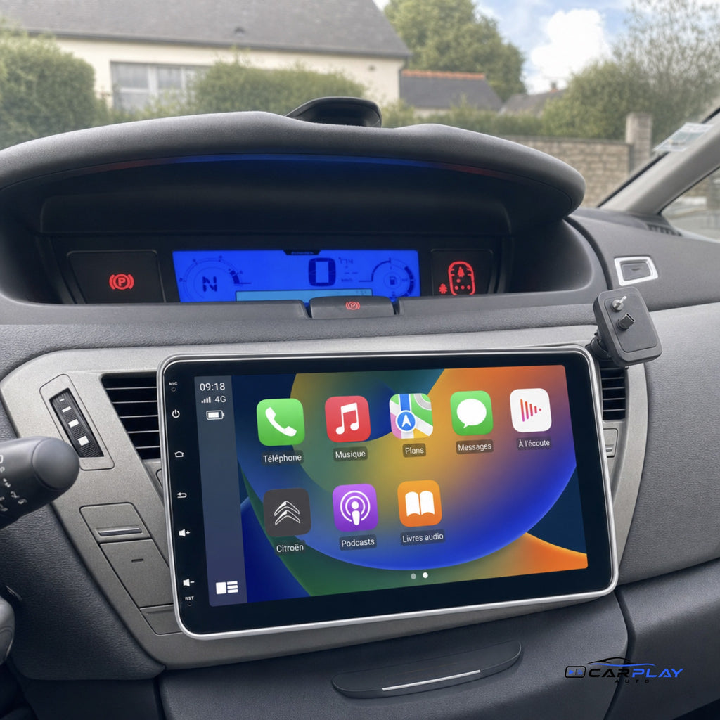 Écran CarPlay compatible avec Citroën C4 PICASSO [2006-2013]
