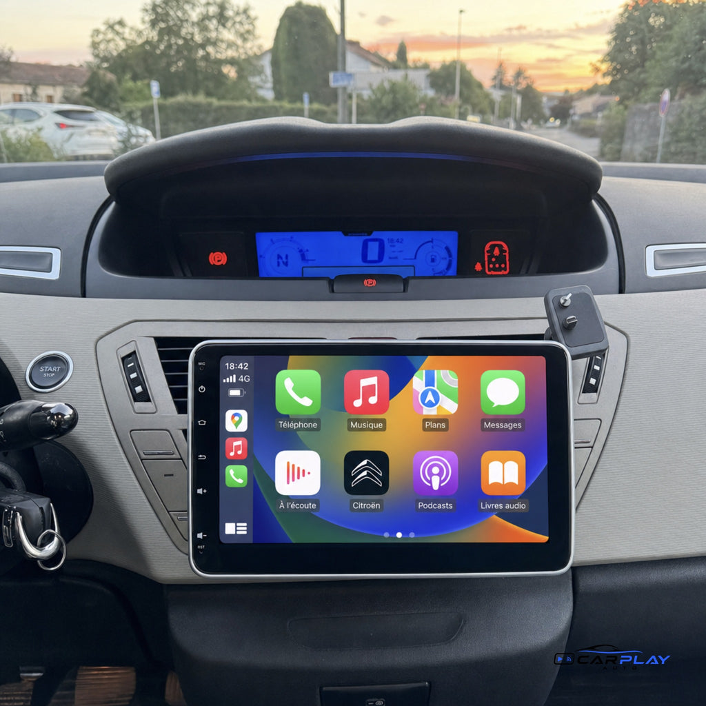 Écran CarPlay compatible avec Citroën C4 PICASSO [2006-2013]