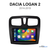 Écran CarPlay compatible avec Dacia Logan 2 [2014-2019] - Aérations carrées