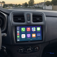 Écran CarPlay compatible avec Dacia Sandero 2 [2014-2019] - Aérations carrées