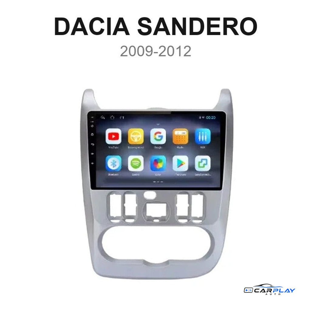 Écran CarPlay compatible avec Dacia Sandero [2009-2012] Type A