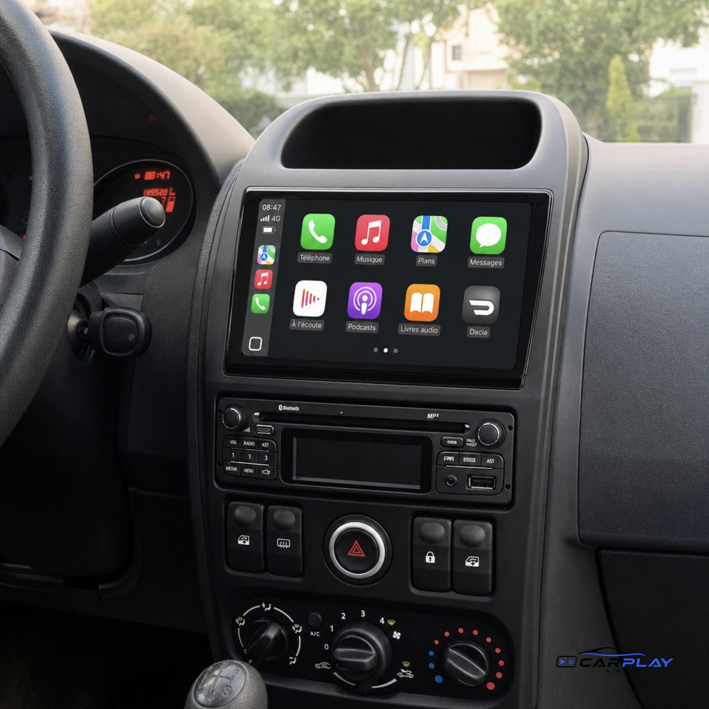 Écran CarPlay compatible avec Dacia Sandero [2009-2012] TYPE B
