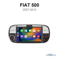 Écran CarPlay compatible avec Fiat 500 [2007-2015] - Noir