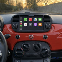 Écran CarPlay compatible avec Fiat 500 [2007-2015] - Noir