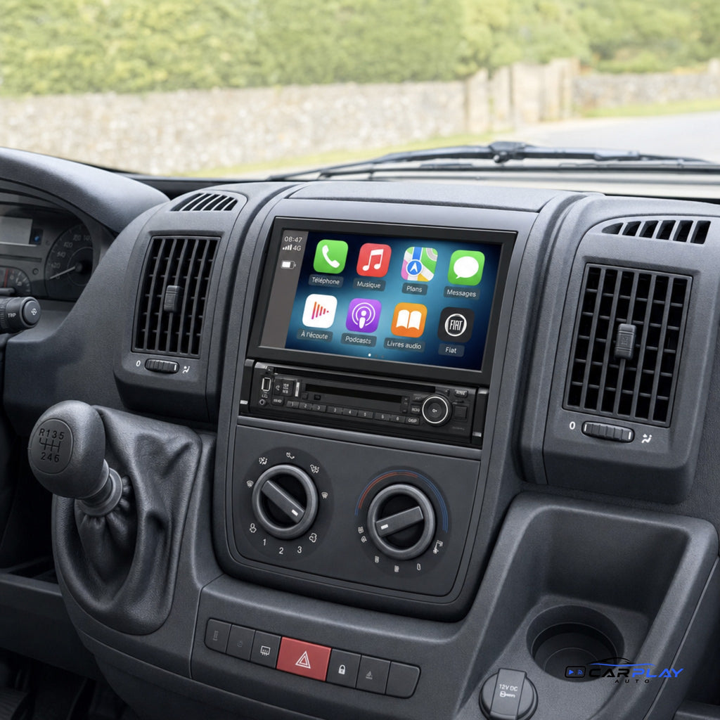 Écran CarPlay compatible avec Fiat Ducato [2005-2024] Type A