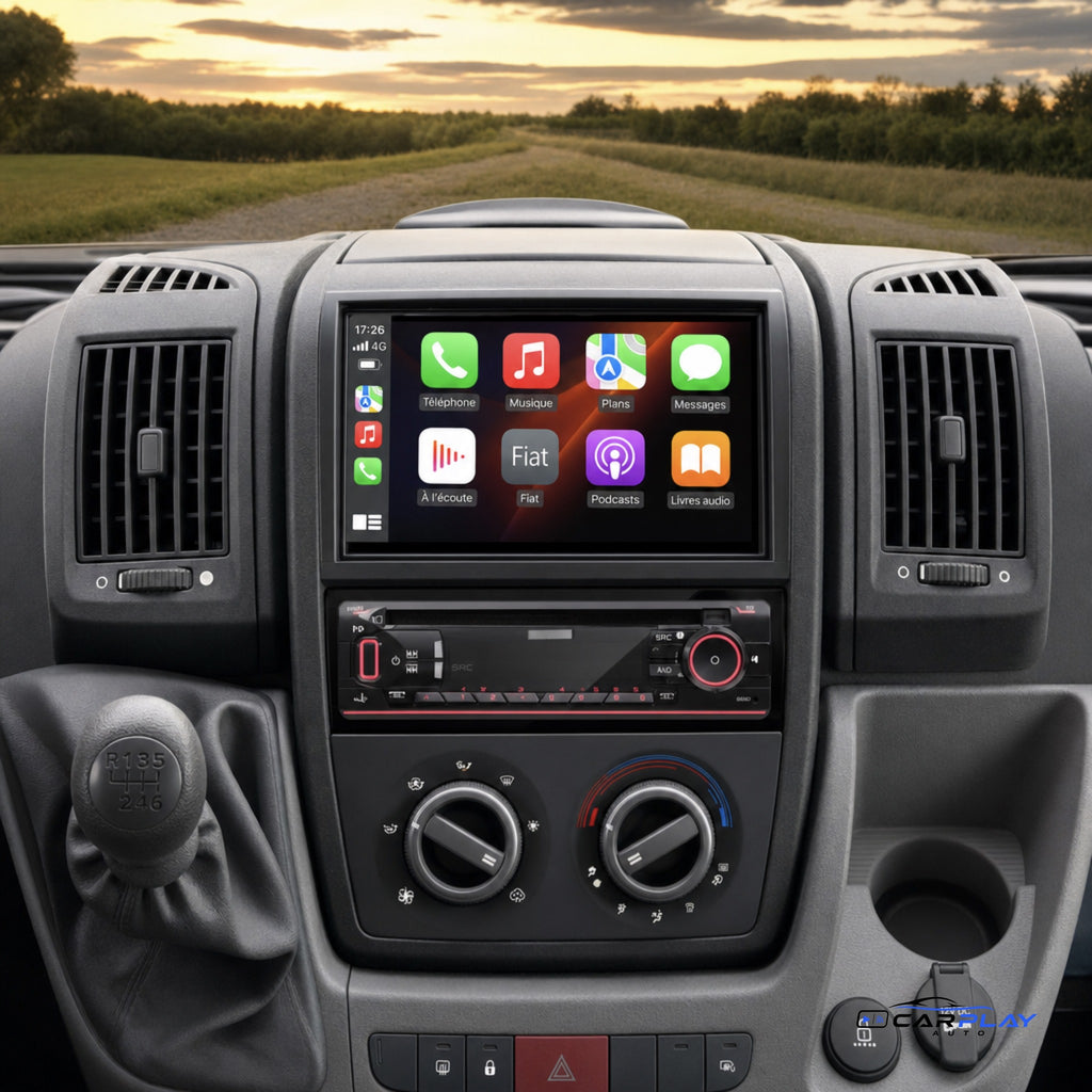 Écran CarPlay compatible avec Fiat Ducato [2005-2024] Type A