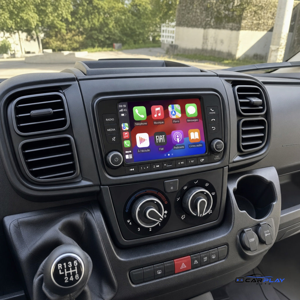 Écran CarPlay compatible avec Fiat DUCATO [2005-2024] TYPE D