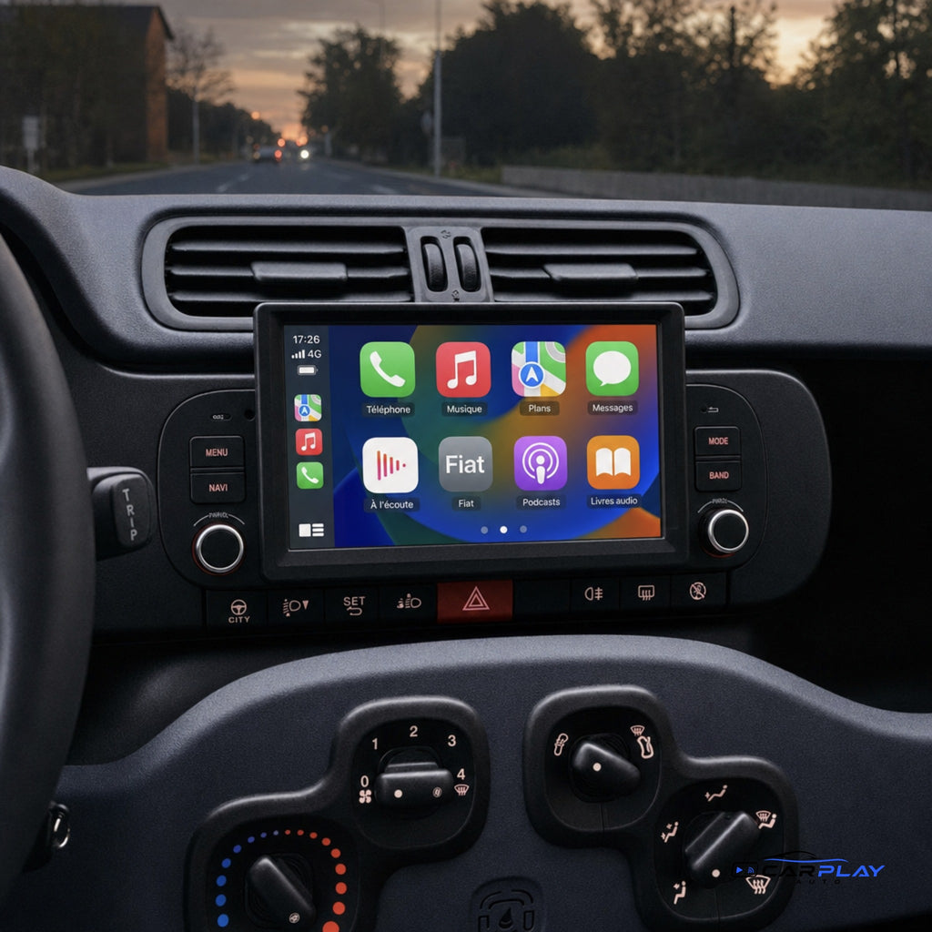 Écran CarPlay compatible avec Fiat Panda [2013-2020]