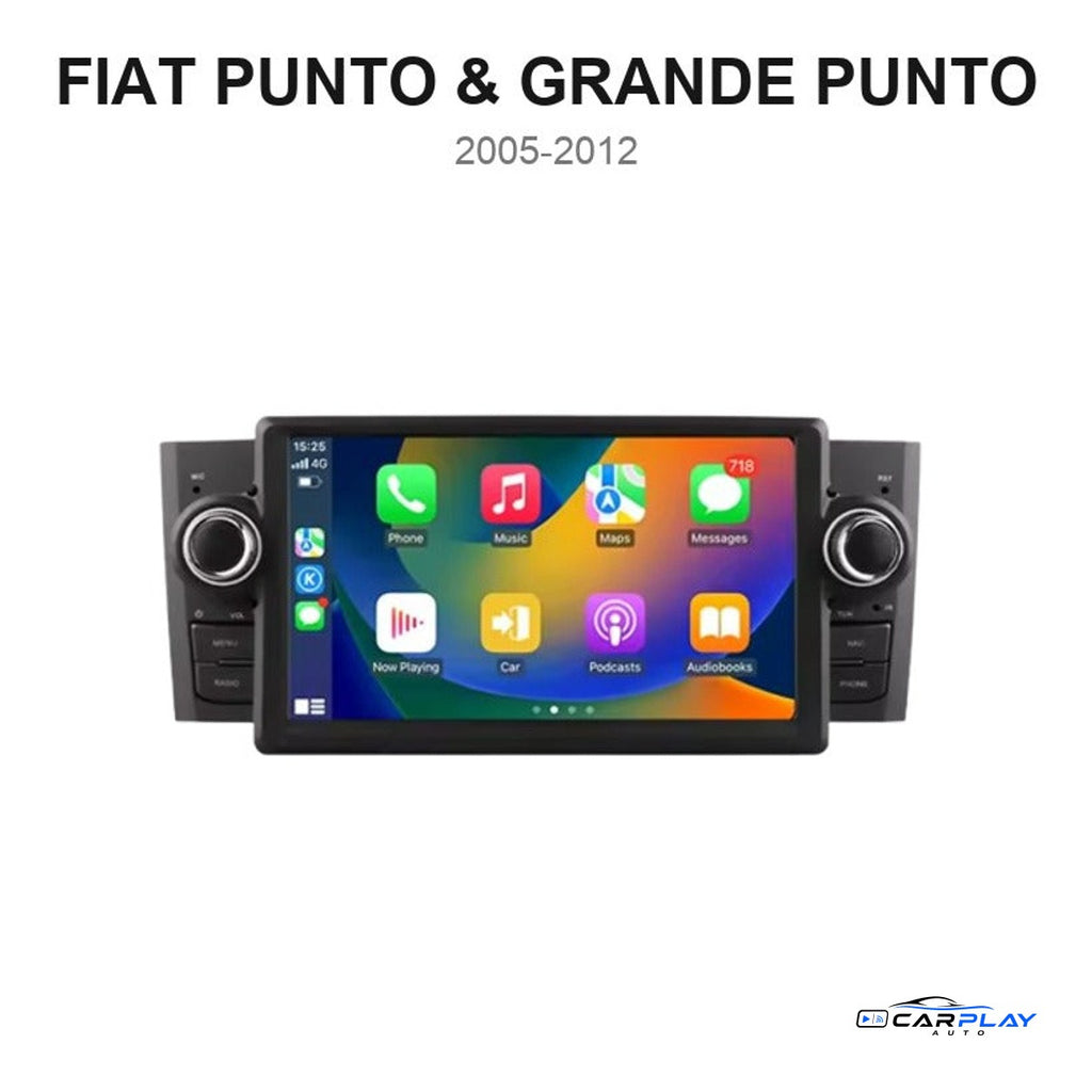 Écran CarPlay compatible avec Fiat Punto / Grande Punto [2005-2012]